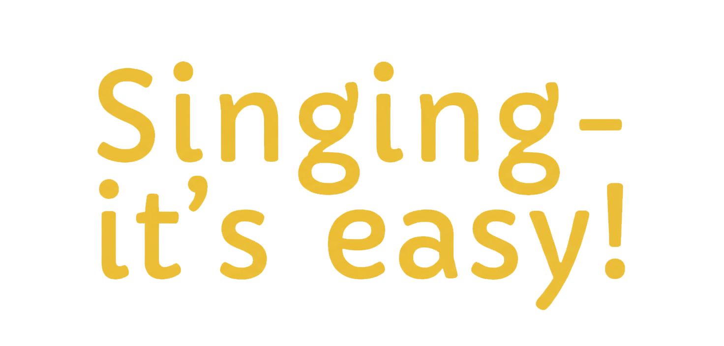 Singing it's easy